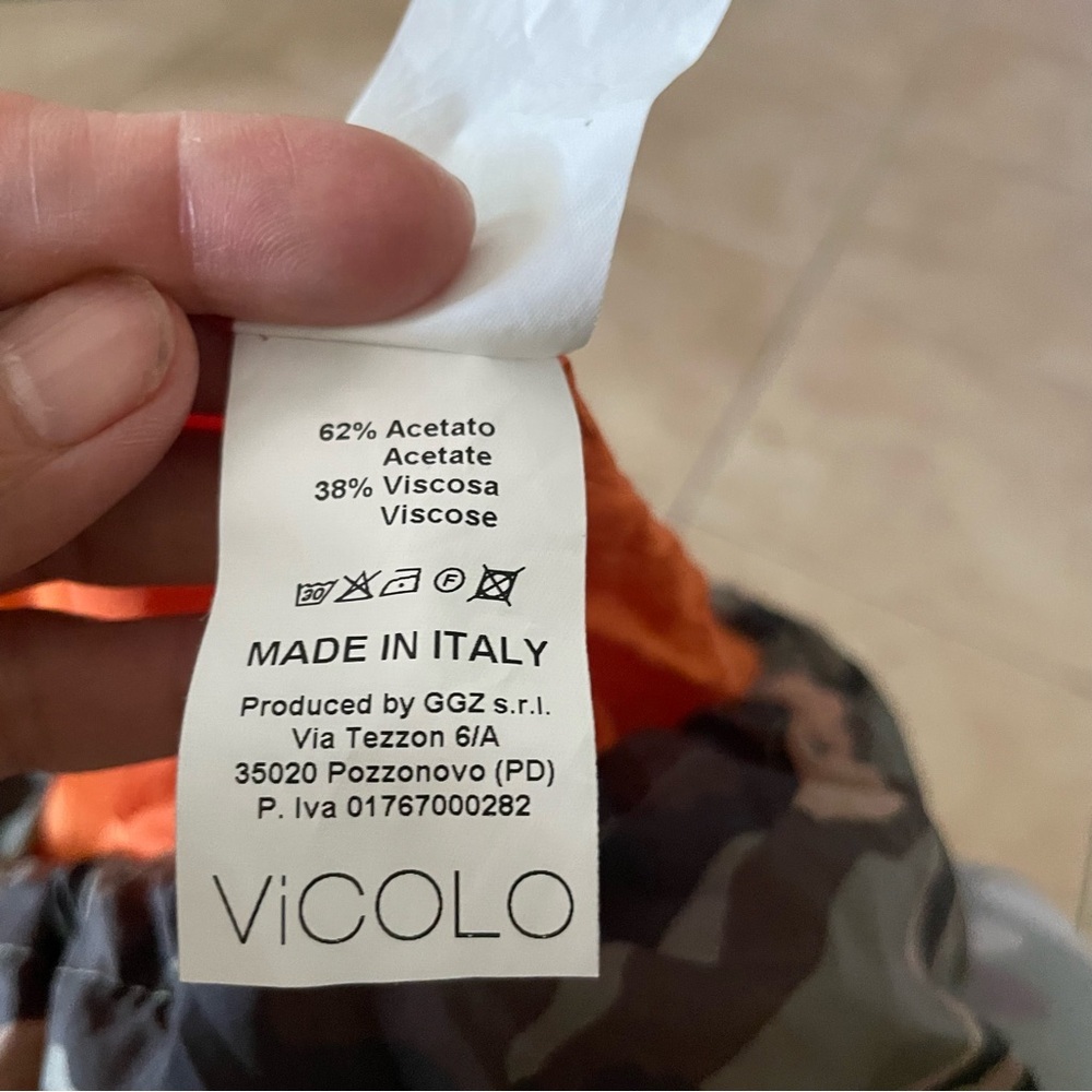Vicolo Camouflage Hooded Jacket size small - Picture 6 of 6